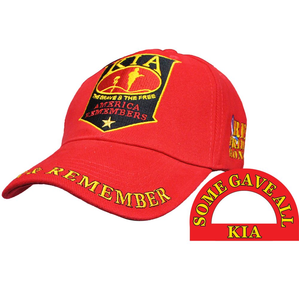 KIA America Remembers Ball Cap - RED