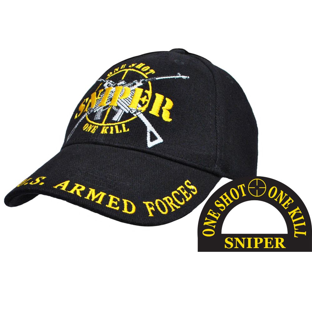 U.S. Armed Forces SNIPER Ball Cap - One Shot One Kill