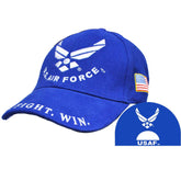 U.S. Air Force Wing Logo Ball Cap - BLUE Fight Win
