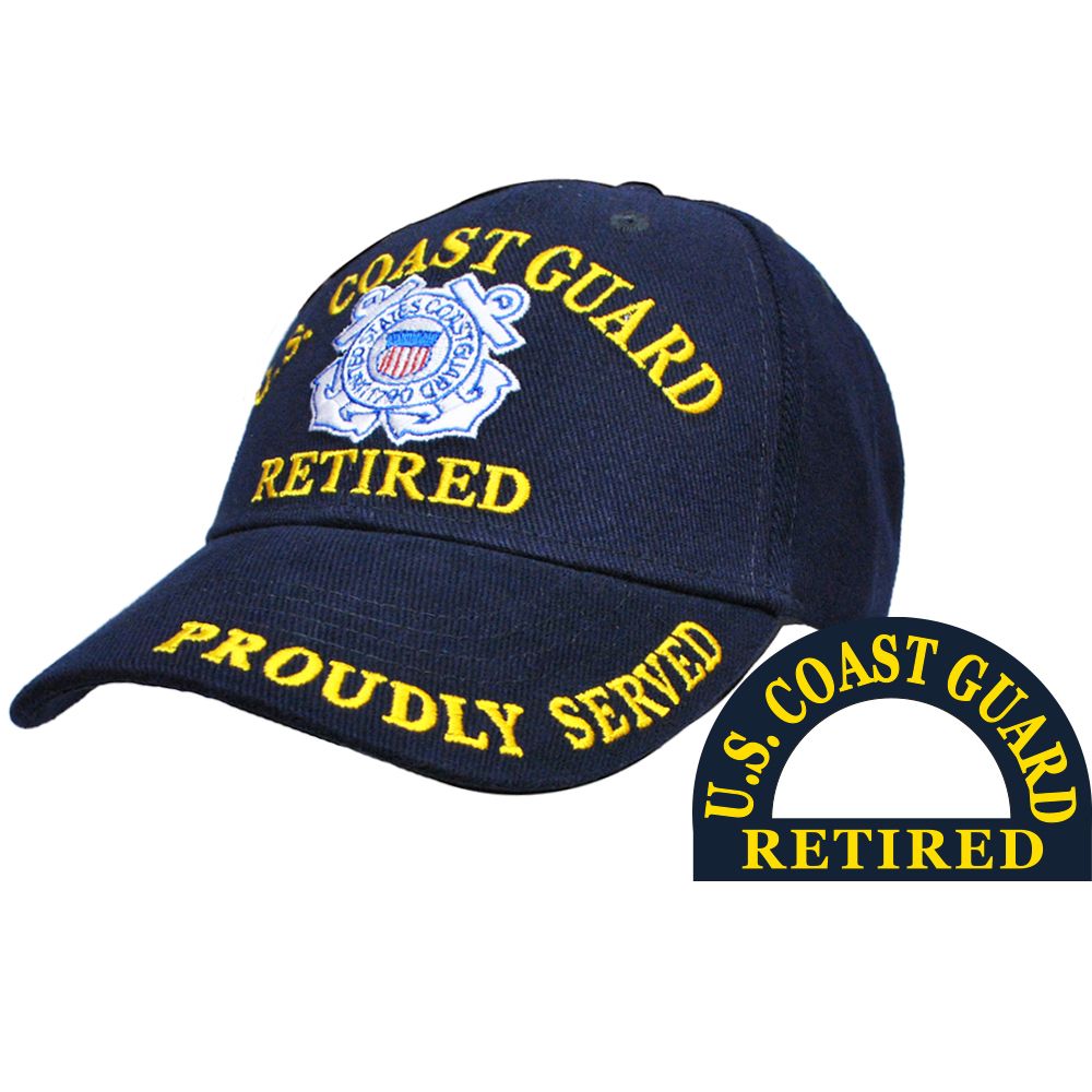 U.S. Coast Guard Retired Ball Cap - Proudly Served