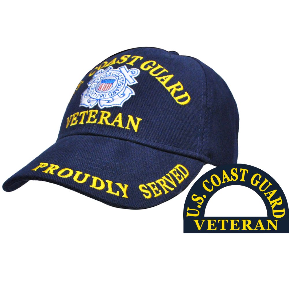 U.S. Coast Guard Veteran Ball cap - Proudly Served