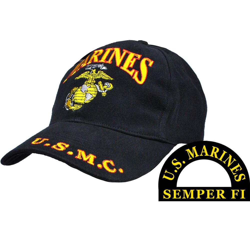 U.S.M.C. Marines Eagle Globe & Anchor Ball Cap
