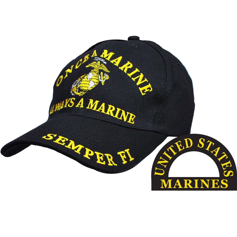 USMC Once a Marine Always a Marine Ball Cap