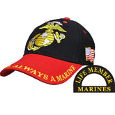 USMC Eagle, Globe & Anchor Ball Cap - Life Member