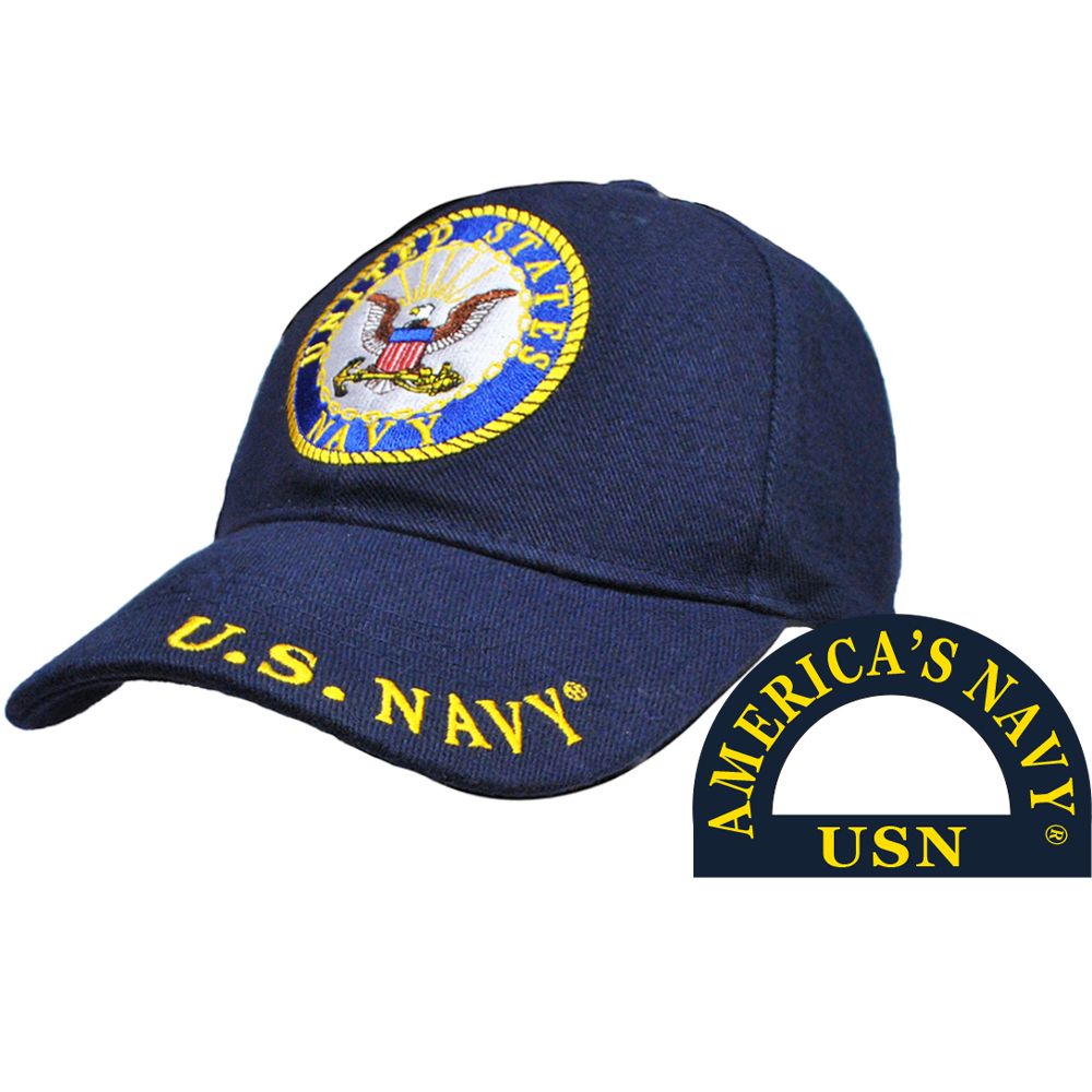 U.S. Navy Logo Ball Cap - America's Navy USN