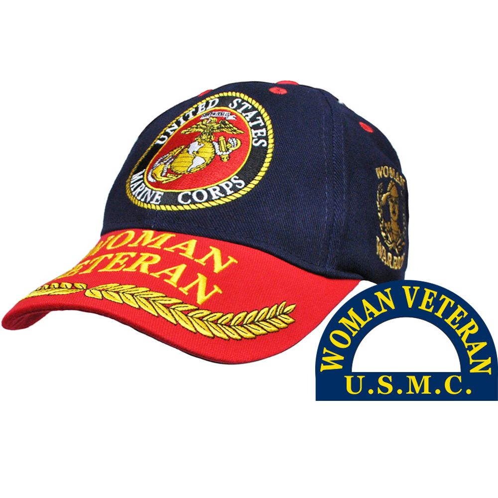Woman U.S. Marine Corps Veteran Ball Cap