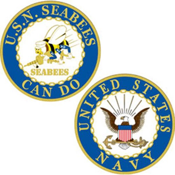 U.S. Navy Seabees Challenge Coin - Can Do