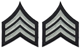 LAPD Chevrons Sergeant - Silver/Grey/Black
