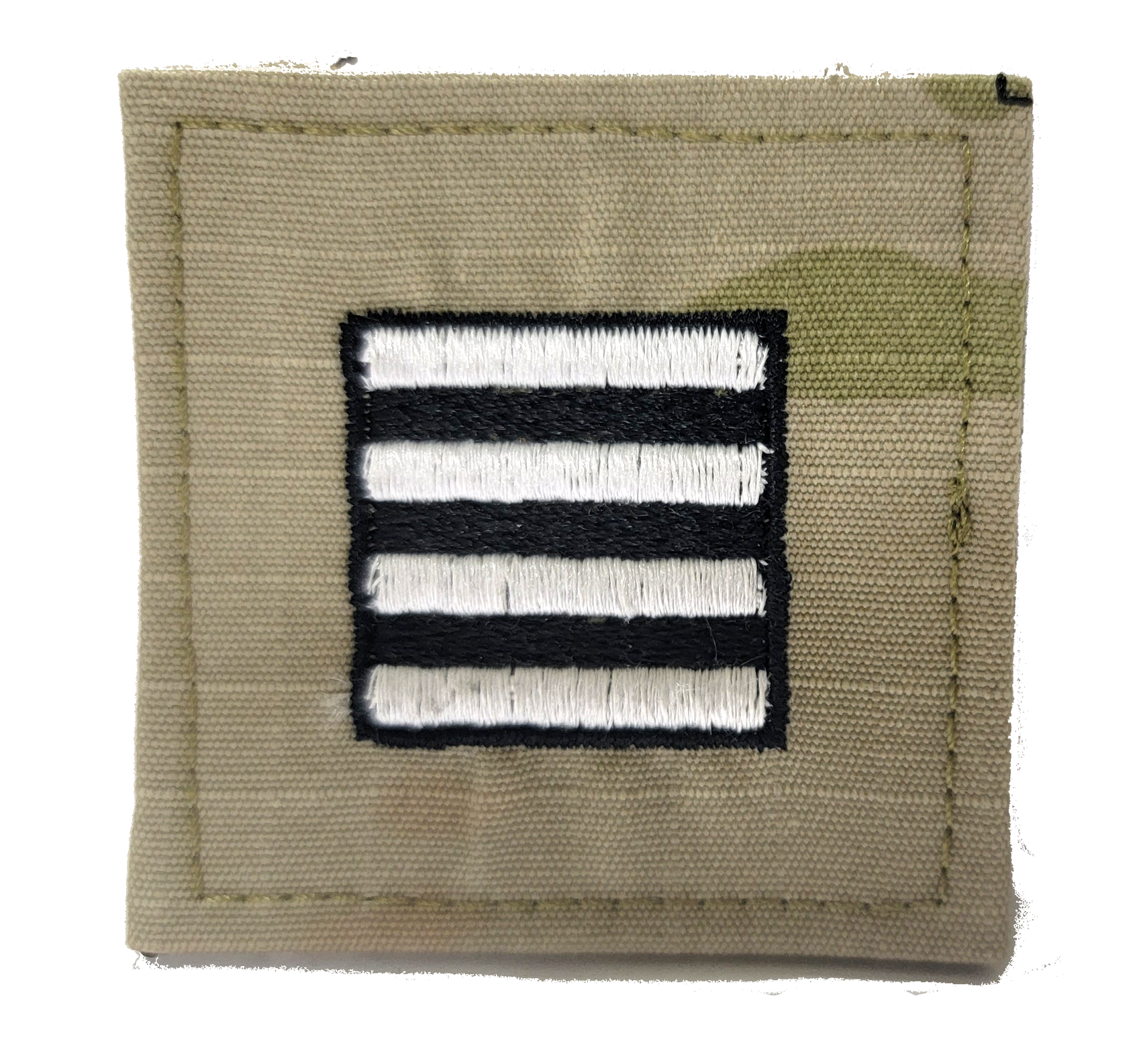Air Force ROTC OCP Rank - 2x2 Rank Insignia with Hook Fastener