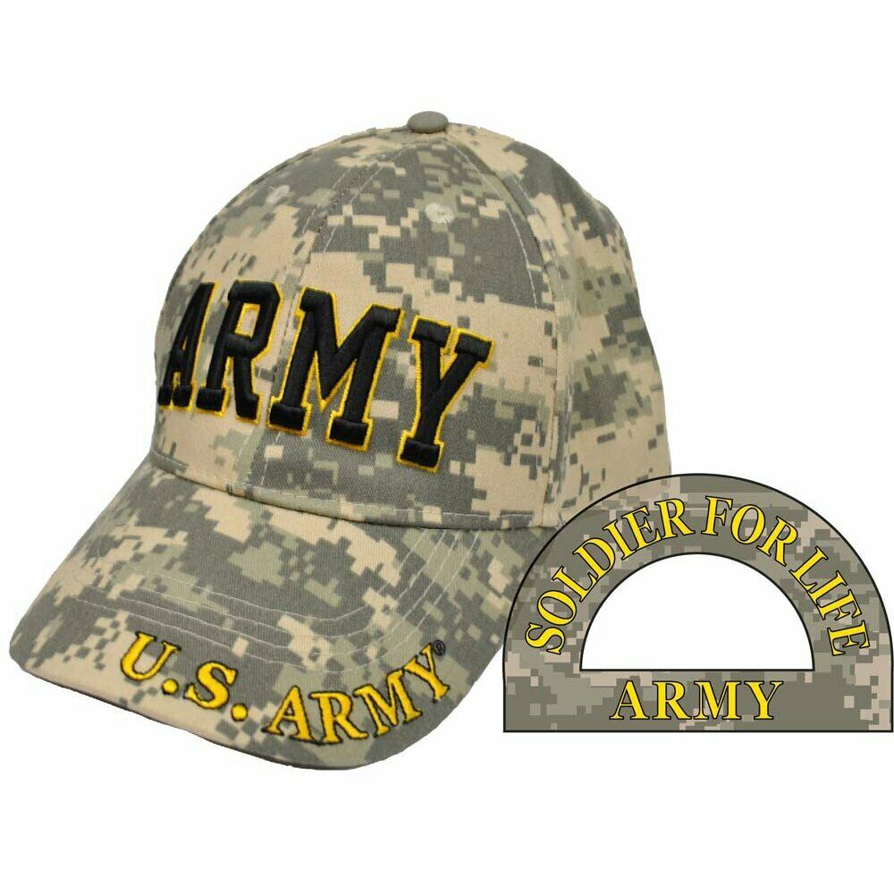 U.S. Army Letters Ball Cap - ACU CAMO