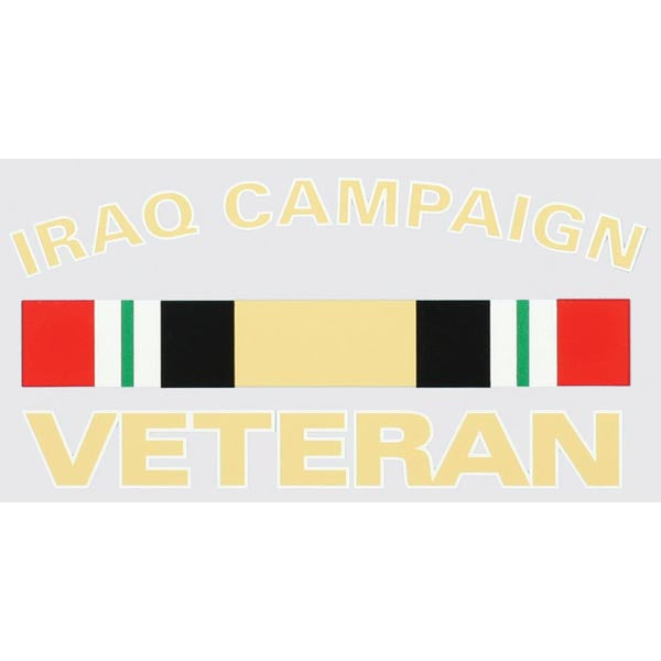 Iraq Campaign Veteran Window Decal