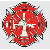 Fire Department Logo Window Decal