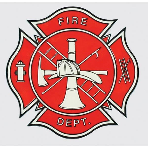 Fire Department Logo Window Decal