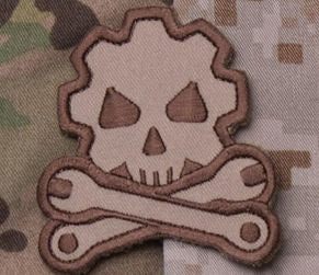 CLEARANCE - Death Mechanic Morale Patch - Mil-Spce Monkey