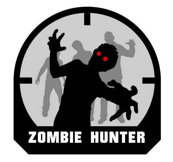 CLEARANCE - Zombie Hunter Decal Sticker