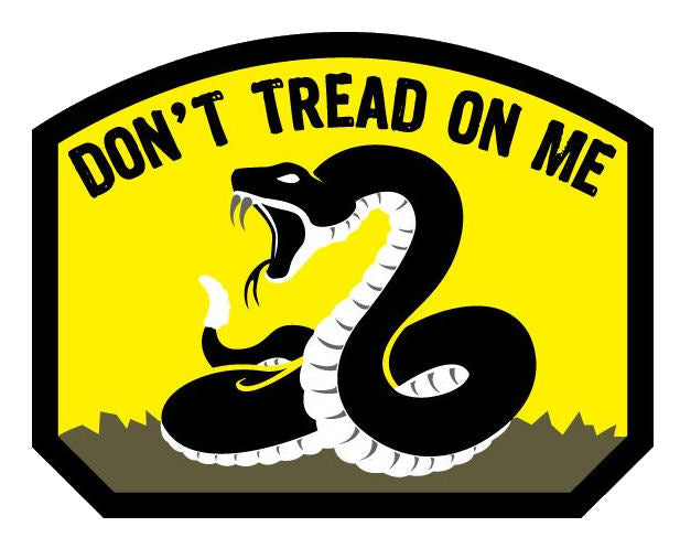 Don't Tread on Me Decal Sticker Full Color