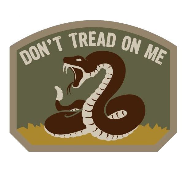 Don't Tread on Me Decal Sticker Multicam