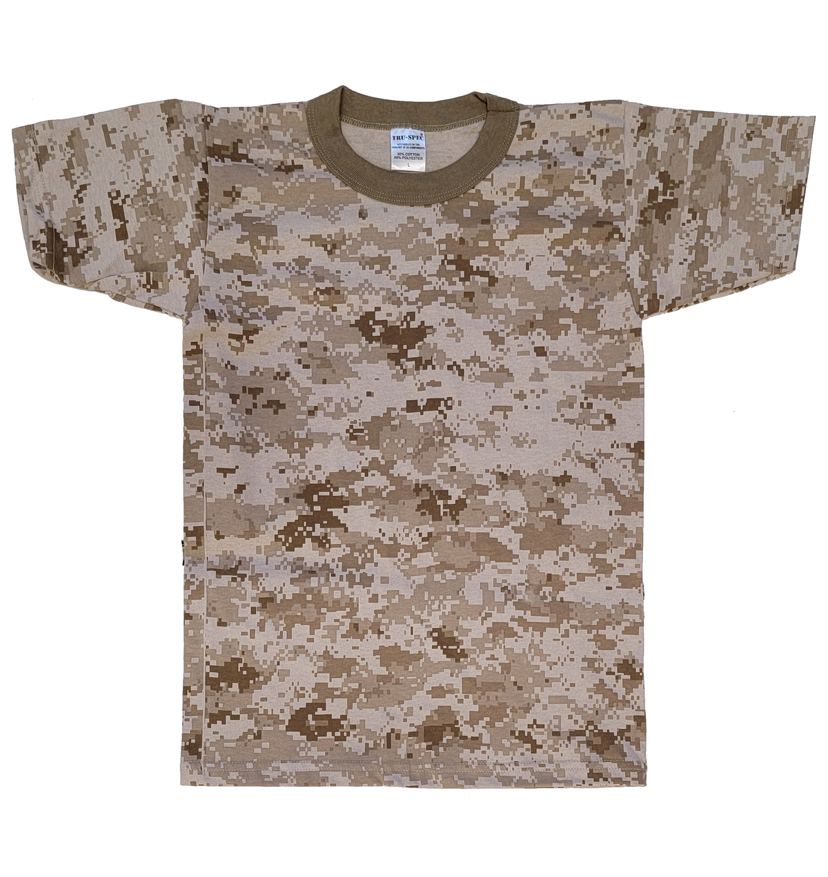 CLEARANCE - Kids Desert Digital Camouflage T-Shirt Size LARGE (14-16)