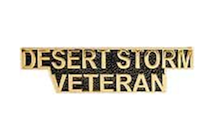 Desert Storm Veteran Pin