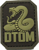 CLEARANCE - DTOM Don't Tread on Me Morale Patch PVC - Mil-Spec Monkey