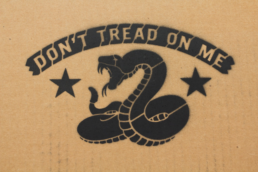 CLEARANCE - Don't Tread on Me Stencil