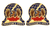 U.S. Army Air Traffic Service Unit Crest DUI - 1 Pair - FREEDOM'S VOICE