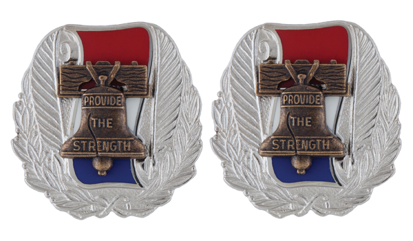 Recruiting Command Unit Crest DUI - 1 PAIR - PROVIDE THE STRENGTH