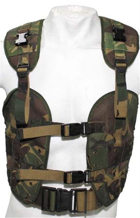 Dutch Military Tactical Vest  - Woodland Camouflage Genuine European Military Surplus