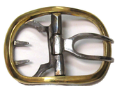 Brass Buckles for Colonial Shoes - 1 Pair