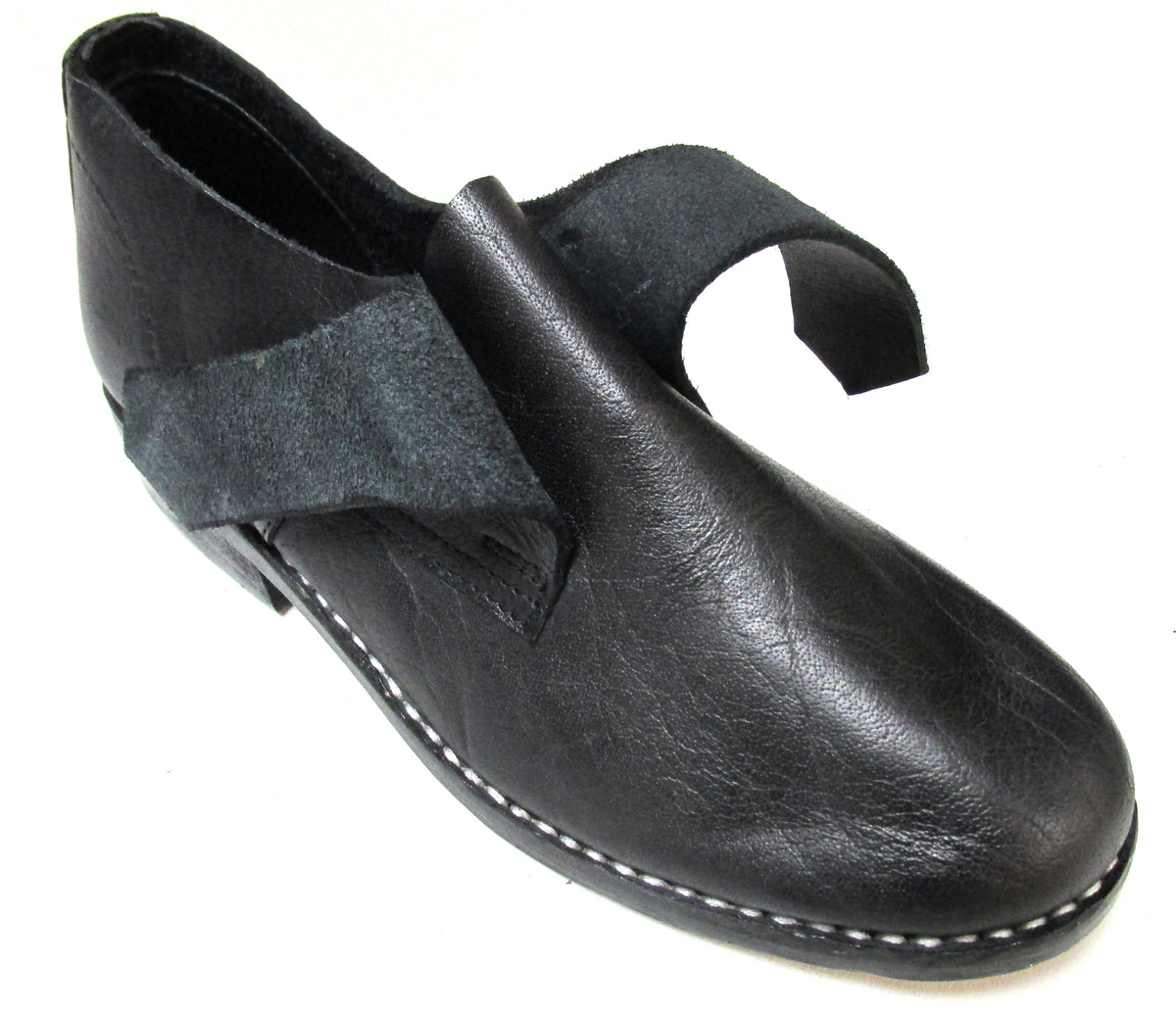 Reproduction Leather Colonial Shoes with Buckles