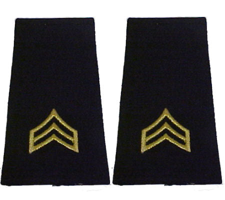 Army Uniform Epaulets - Shoulder Boards E-5 Sergeant