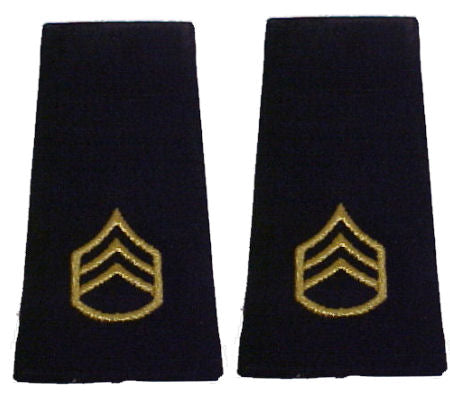 Army Uniform Epaulets - Shoulder Boards E-6 Staff Sergeant