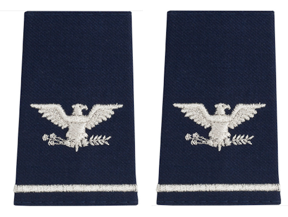 U.S. Air Force Epaulets - Shoulder Marks O-6 Colonel