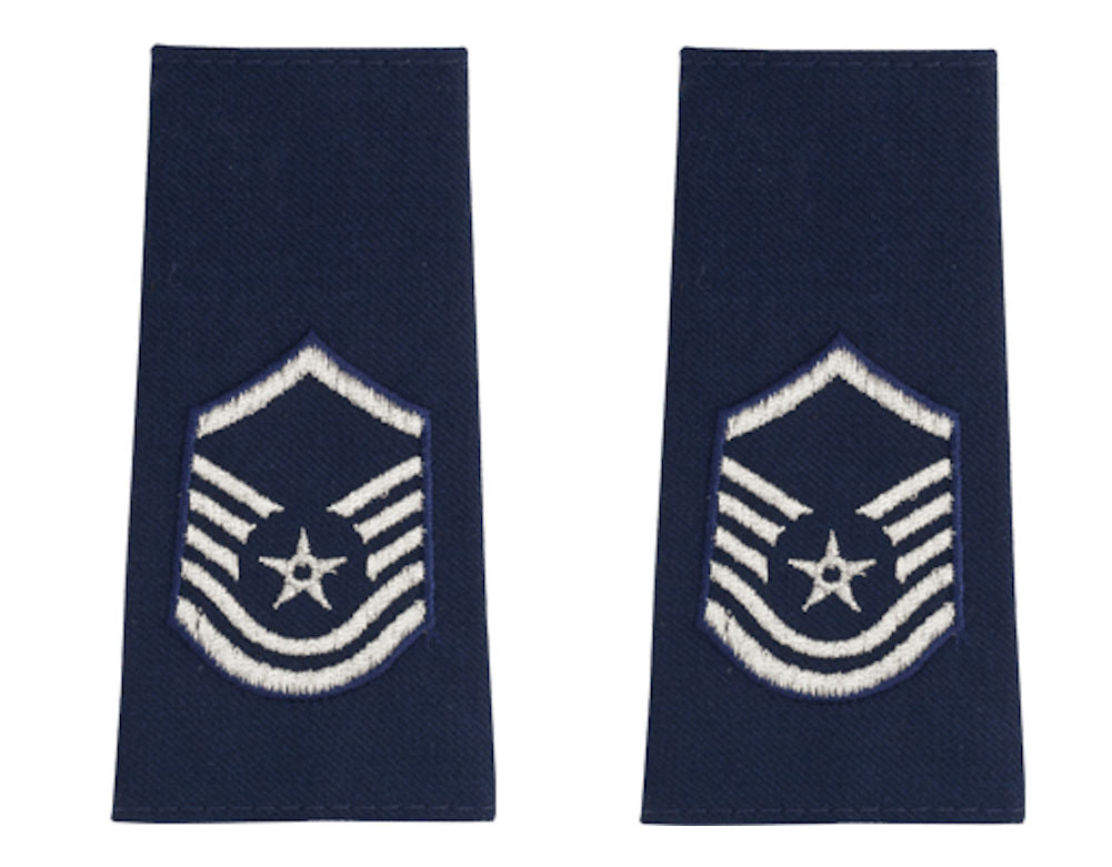 U.S. Air Force Epaulets - Shoulder Marks E-7 Master Sergeant