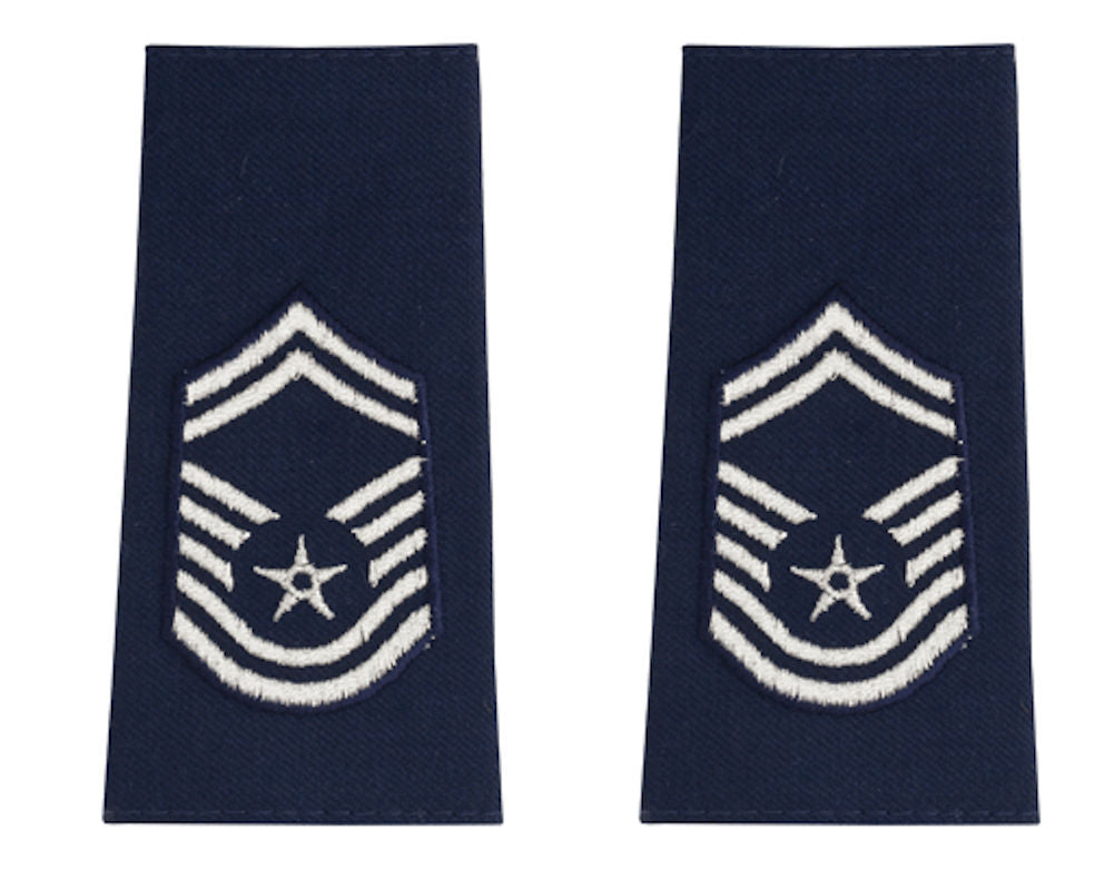 U.S. Air Force Epaulets - Shoulder Marks E-8 Senior Master Sergeant