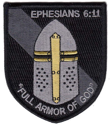 Ephesians 6:11 Full Armor of God Morale Patch - Various Colors