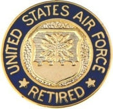 United States Air Force Retired Pin