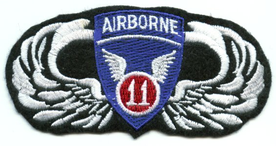 11th Airborne Wings Patch