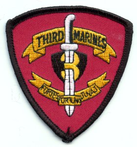 3rd Marines Regiment USMC Patch
