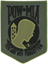 POW-MIA Subdued Small Patch