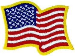 Wavy U.S. Flag Patch