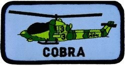 Cobra Helicopter Small Patch