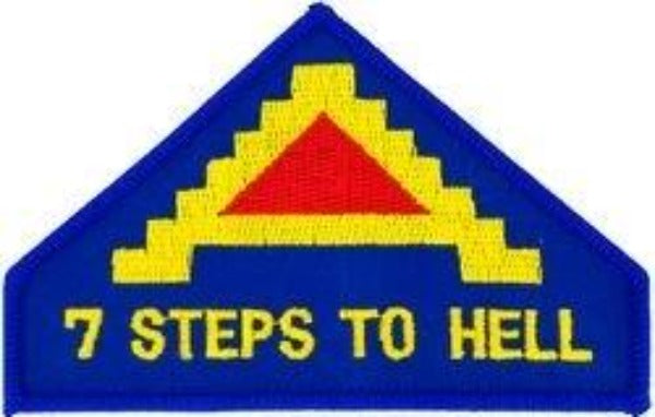 7th Army Patch - 7 Steps to Hell Patch