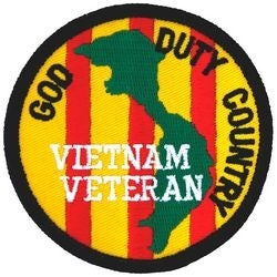 God, Duty, Country Small Patch