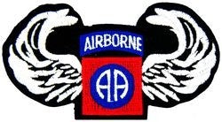 82nd Airborne Wings Small Patch