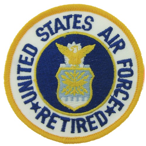 USAF Retired Small Patch