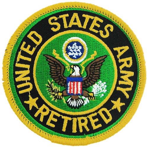 US Army Logo RETIRED Small Patch