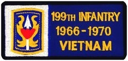 199th Infantry Vietnam Small Patch