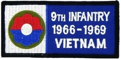 9th Infantry Vietnam Small Patch