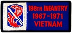 198th Infantry Vietnam Small Patch